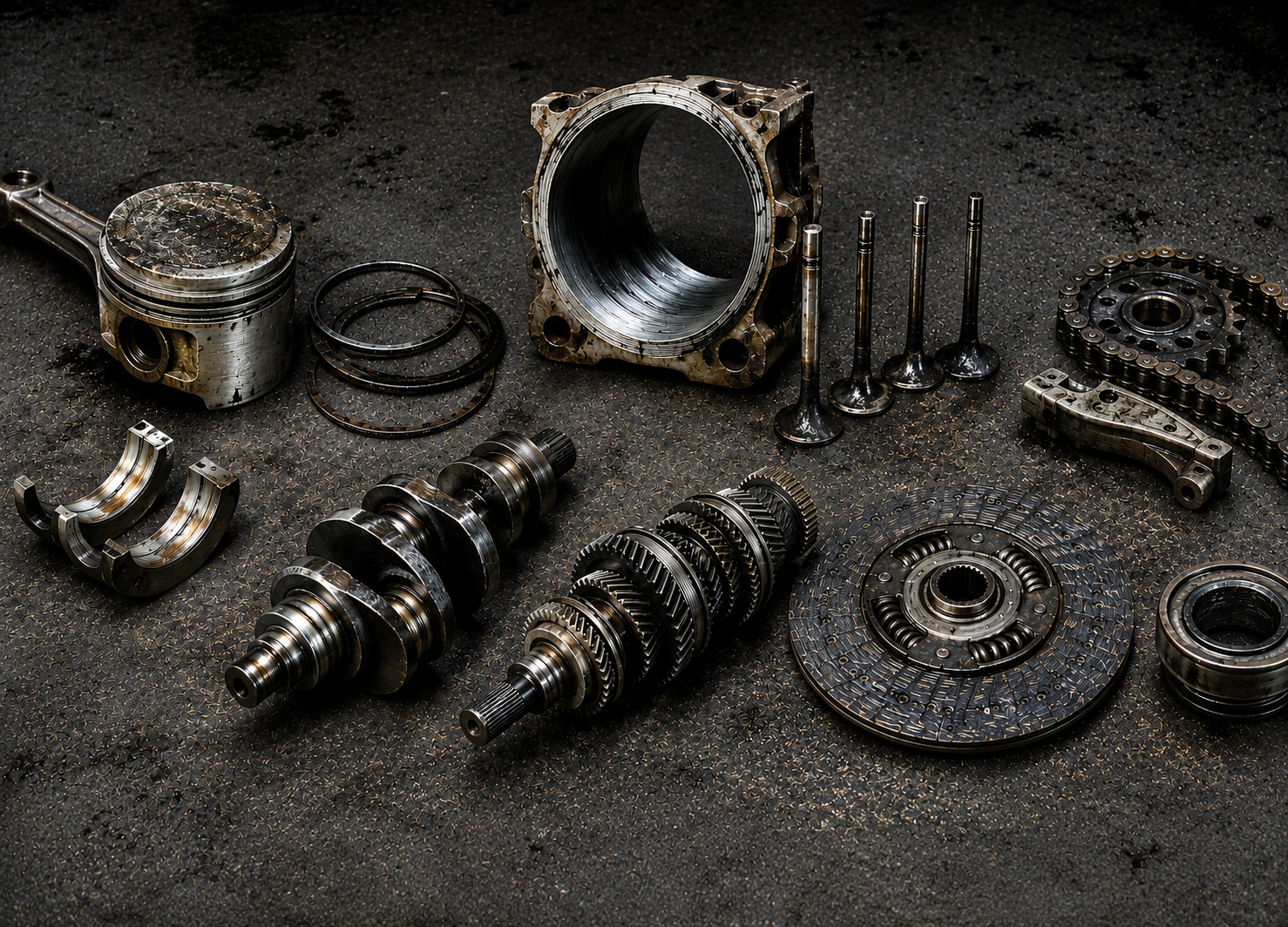 Usure des pièces du moteur et de transmission, asgroup-ci.com